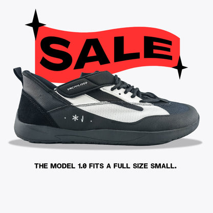 UNCIVILIZED SNEAKER 1.0 BLACK/WHITE